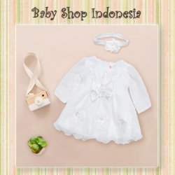 dress putih coba  large